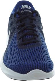 img 3 attached to Nike Men's Revolution 4 Running Shoe: Midnight Navy/White/Deep Royal - Size 11, Regular US