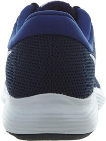 img 1 attached to Nike Men's Revolution 4 Running Shoe: Midnight Navy/White/Deep Royal - Size 11, Regular US