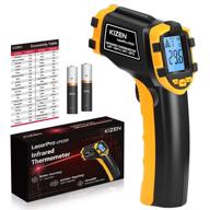 kizen laserpro lp220 infrared thermometer - non-contact digital laser temperature gun with lcd display: adjustable emissivity -58℉～896℉(-50℃～480℃) (not for human use) logo