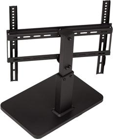 img 2 attached to Height Adjustable Swivel TV Mount for 32-65 inch TVs up to 📺 55 lbs - Amazon Basics, compatible with VESA 400x400, adjustable height 14-19 inches