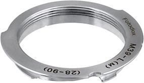 img 2 attached to Fotodiox Lens Mount Adapter, M39 (39mm x1 Thread, Leica Screw Mount) Lens to Leica M 📸 Adapter with 28mm/90mm Frame Line, Compatible with Leica M-Monochrome, M8.2, M9, M9-P, M10 and Ricoh GXR Mount A12