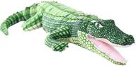 🐊 mmttao реалистичная плюшевая игрушка крокодил 🐊 - мягкий огромный плюшевый полотна игрушка аллигатор - коллекция милых кукол - подушка для обнимашек подарок для детей мальчиков и девочек логотип