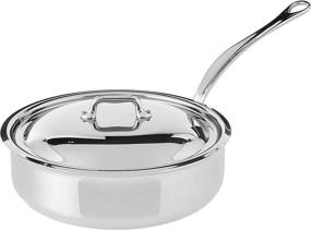 img 1 attached to 🍳 Mauviel Made In France M'Cook 5 Ply Stainless Steel 5210.05 5 Piece Cookware Set with Cast Stainless Steel Handle - Silver: High-Quality Stainless Steel Cookware Collection