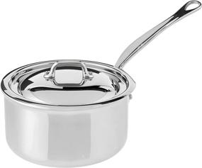 img 2 attached to 🍳 Mauviel Made In France M'Cook 5 Ply Stainless Steel 5210.05 5 Piece Cookware Set with Cast Stainless Steel Handle - Silver: High-Quality Stainless Steel Cookware Collection