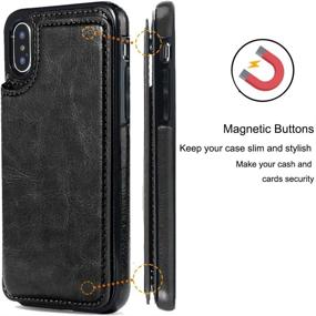 img 1 attached to IPhone XS JOYAKI Protective Inch Black