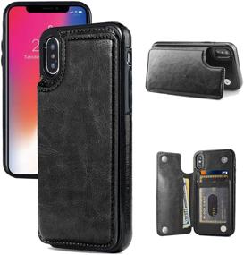 img 4 attached to IPhone XS JOYAKI Protective Inch Black