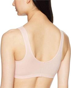 img 1 attached to Fruit of the Loom Front Closure Cotton Bra for Women