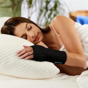 img 3 attached to Wrist Sleep 🌙 Support Brace for Nighttime Comfort