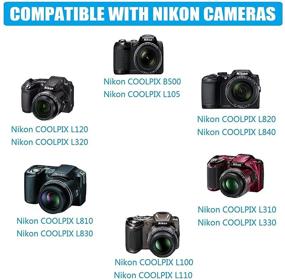 img 2 attached to Gonine EH-67 AC Power Adapter: The Perfect Replacement for Nikon Coolpix L840 L830 L820 L810 L340 L330 L320 L310 L120 L110 L105 L100 B500 Digital Cameras