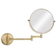 gurun 8-inch swivel wall mount mirror: 10x magnification makeup mirror in antique bronze finish – perfect for bathroom vanity logo