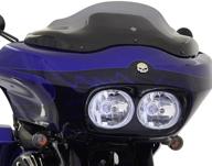 🔍 улучшающее производительность ветровое стекло klock werks sport flare для road glide 1998-2013 (8" темный дым) логотип