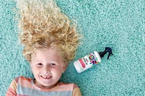 img 2 attached to 👶 SoCozy Kids Hair Detangling and Curl Restoring Spray - Leave-In Conditioner with Jojoba Oil, Olive Oil & Vitamin B5 - Paraben-Free, Sulfate-Free, No Synthetic Colors or Dyes - Sweet-Pea Scent, 8 Fl Oz