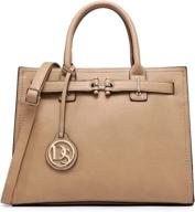 👜 structured shoulder handbag satchel for women – handbags, wallets, and totes logo