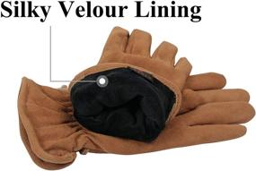 img 3 attached to 🧤 Women's Deerskin Leather Touch Screen Winter Gloves - Texting & Warm Gift