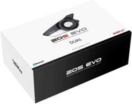 🏍️ sena 20s-evo-01d motorcycle bluetooth headset communication system, 2 pack, black: enhanced riding experience logo