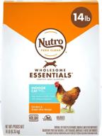 🐱 nutro wholesome essentials indoor and sensitive digestion dry cat food with chicken: optimal nutrition for indoor cats logo