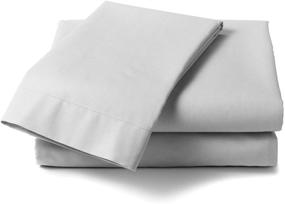 img 2 attached to Zen Bamboo 1800 Series Luxury Bed Sheets - Eco-Friendly, Wrinkle Resistant Rayon Derived 🌿 from Bamboo - 4-Piece Queen - White: The Perfect Blend of Comfort and Sustainability