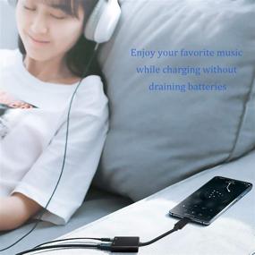img 1 attached to ✅ Адаптер для зарядки и аудио USB-C: Совместимый с iP@d Pro 2018/Pixel 3, Dreamvasion Тип C в 3,5 мм адаптер для наушников и быстрый конвертер PD для зарядки iP@d Pro/Pixel 2 3 XL/Huawei P20/HTC