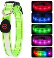 🐶 mihealpet led dog collar: usb rechargeable, adjustable & safe luminous collar for small medium large dogs logo