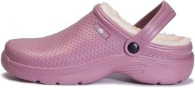 img 3 attached to Waterproof Women's Slippers for Comfortable Outdoor Wear: Men's Shoes, Mules & Clogs