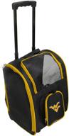 travel in style with the ncaa premium wheeled pet carrier logo