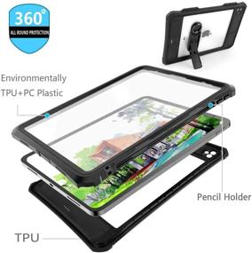 img 3 attached to Waterproof Underwater Protective Shockproof Protection Tablet Accessories in Bags, Cases & Sleeves