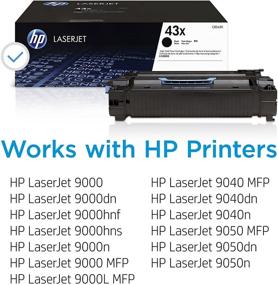 img 3 attached to 💡 HP 43X High Yield Black Toner Cartridge, C8543X