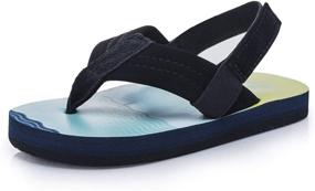 img 4 attached to 👦✨ Flops Sandals Strap for Boys - Little Waves Shoes at Sandals