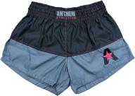 anthem athletics muay thai shorts - kickboxing and thai boxing 50/50 blend логотип