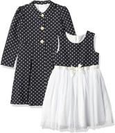 👗 optimized seo: bonnie jean girls' polka dot coat and dress set logo