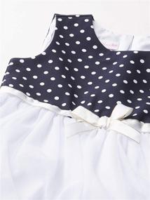 img 2 attached to 👗 Optimized SEO: Bonnie Jean Girls' Polka Dot Coat and Dress Set