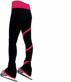 img 3 attached to 👖 Cozy and Stylish Figure Skating Pants for Girls and Ladies - Ideal Training Suits with Plus Velvet Lining