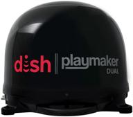 📡 winegard pl8035r dish playmaker: конечная двойная портативная автоматическая спутниковая антенна с приемником dish wally hd в черном цвете. логотип