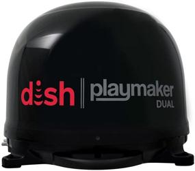 img 4 attached to 📡 Winegard PL8035R Dish Playmaker: Конечная двойная портативная автоматическая спутниковая антенна с приемником Dish Wally HD в черном цвете.
