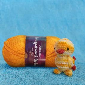 img 2 attached to 🧶 Amigurumi Select 100% Acrylic Craft Yarn - Brown Shades for Crochet and Knitting Projects - 4 x 50g Skeins, Totaling 500 yds.