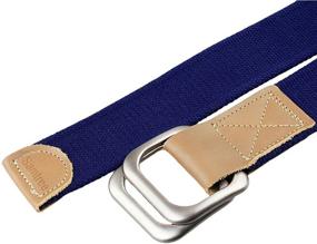 img 1 attached to 👖 Men's Casual Webbing Canvas Belts by Moonsix - A Must-Have Accessory