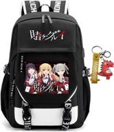 kakegurui backpack charging student cosplay logo