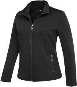 img 2 attached to 🧥 Hanna Nikole Plus Size Lightweight Jackets: Women's Zip Front Warm-Up Jacket