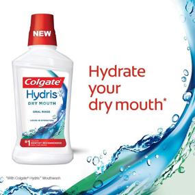 img 1 attached to Colgate Hydris Dry Mouth Mouthwash - 500mL, 🌊 16.9 fl oz (2 Pack): Ultimate Relief for Dry Mouth