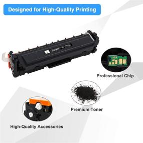 img 1 attached to 🖨️ High-Quality TRUE IMAGE Compatible Toner Cartridge Replacement for HP 410X CF410X CF410A 410A M477 M452 Color Pro MFP M477fdw M477fnw M452dw M477fdn M452nw M452dn M377dw Printer Ink - Black, 1-Pack