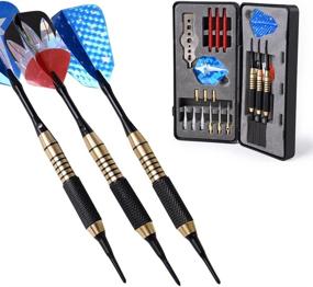 img 4 attached to WIN.MAX Darts Set in a Stylish Packaging Box, 18 and 20 Grams, Soft and Steel Tip Options