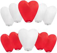 connexx henry inc chinese lanterns: 10-pack of biodegradable floating lanterns for memorable birthday, wedding, or party celebrations logo