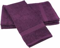 🍆 doctor joe safe-2-bleach eggplant plush cotton salon towel 16" x 27" bulk pack of 144 logo