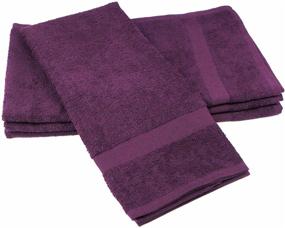 img 1 attached to 🍆 Doctor Joe Safe-2-Bleach Eggplant Plush Cotton Salon Towel 16" x 27" Bulk Pack of 144