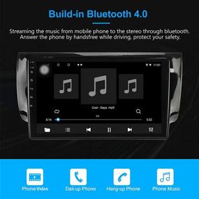 img 1 attached to 📻 LEXXSON Автомобильное радио-стерео на Android 8.1: 10,1-дюймовый емкостный сенсорный экран, HD навигация GPS, Bluetooth, USB-плеер | Nissan Sentra 2013-2017