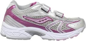 img 1 attached to 👟 Saucony Cohesion Running Little Jelly Girls' Shoes: Stylish and Supportive Athletic Footwear