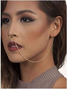 img 2 attached to Geerier Gold Tone Chain Non Pierced
