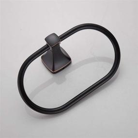 img 1 attached to 🛁 AUKTOPT AR1816 Bathroom Hardware Accessory: Stylish Oil Rubbed Bronze Towel Ring