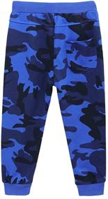 img 3 attached to 👖 KISBINI Camo Cotton Sweatpants for Boys – Trendy Children's Clothing in Pants