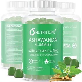 img 4 attached to Ashwagandha Mood Support Gummies with Vitamin D and Zinc by O Nutritions